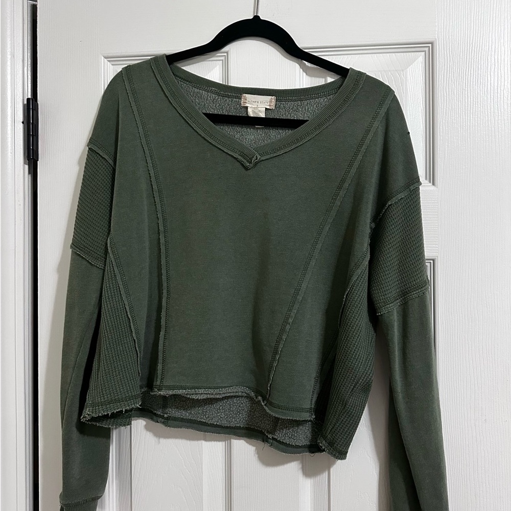 Altar'd State Forest Green Sweatshirt